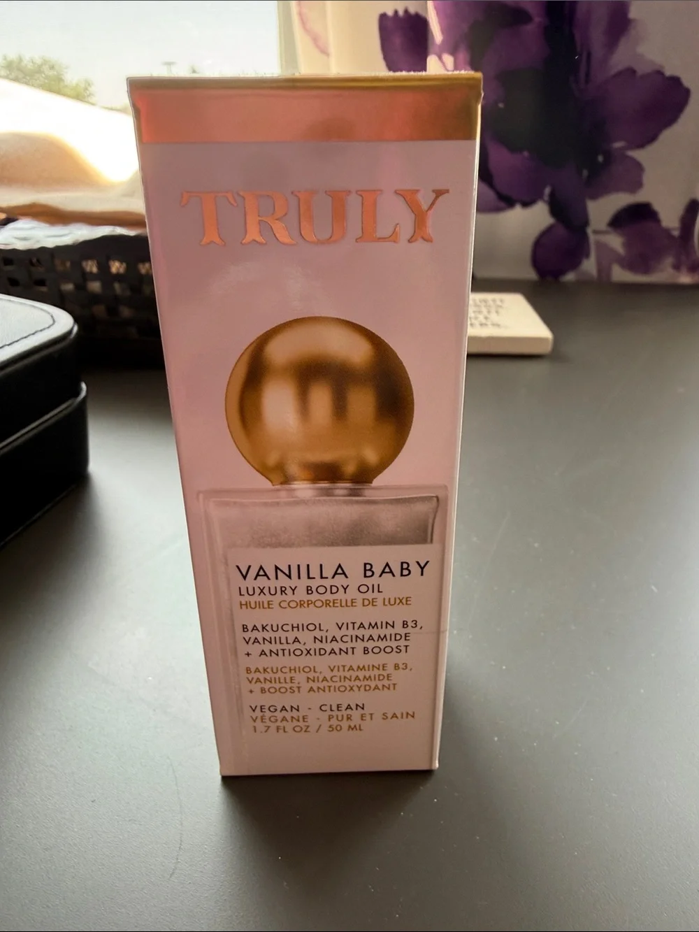 TRULY Vanilla Baby Luxury Body Oil - Pink & Gold